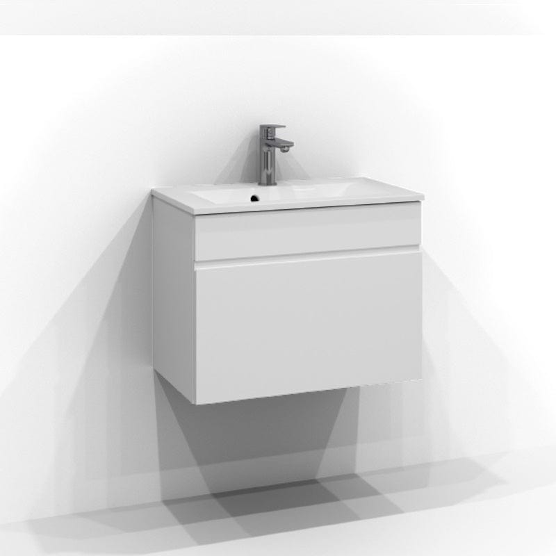 Svedbergs Poem Servantskap 1sk B50-80xH45xD35cm, Slim - Profil Hvit / 60cm Svedbergs Servantskap SV-3356611