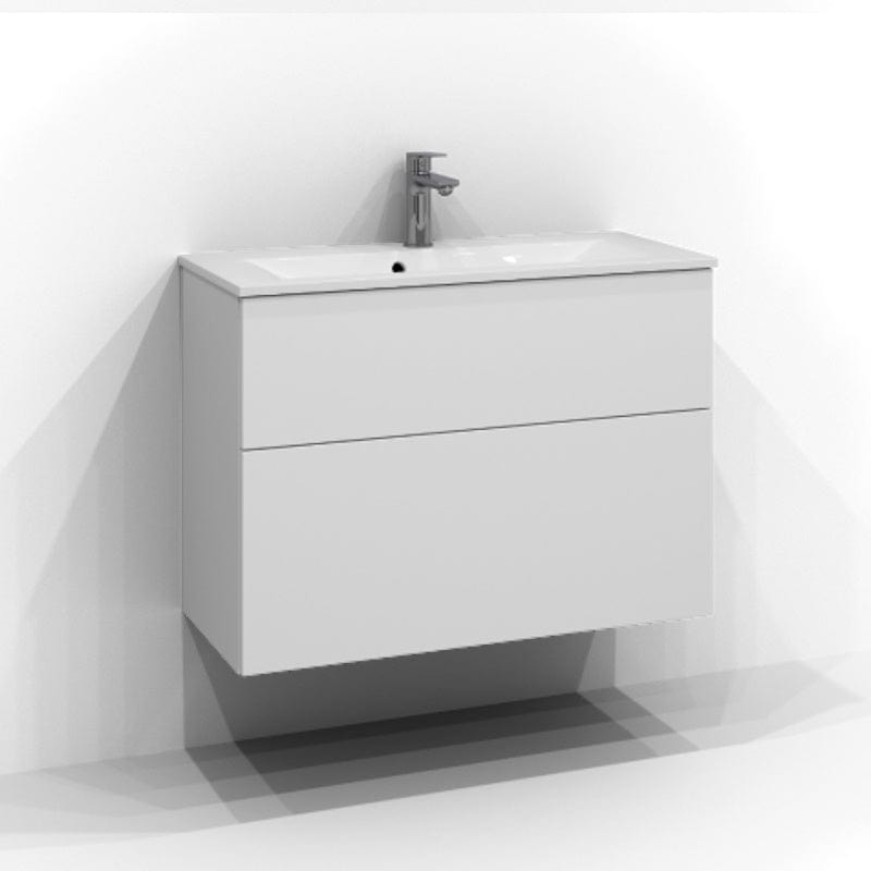 Svedbergs Poem Servantskap 2sk B50-80xH45xD35cm, Slim- Plan/Plan Push open Hvit / 80cm / Plan Svedbergs Servantskap SV-3358112