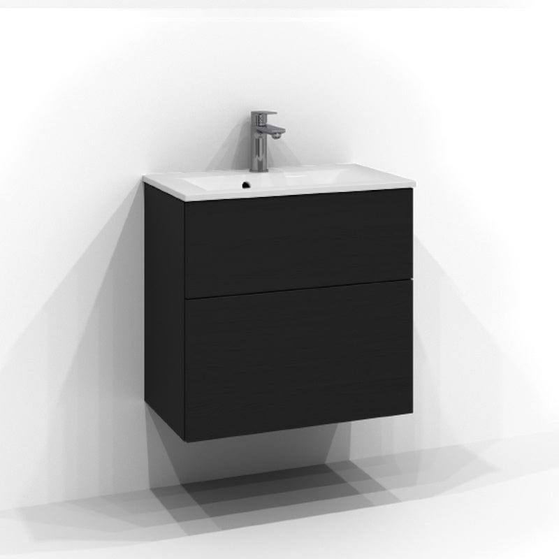 Svedbergs Poem Servantskap 2sk B50-80xH45xD35cm, Slim- Plan/Plan Push open Svart ask / 60cm / Plan Svedbergs Servantskap SV-3356142