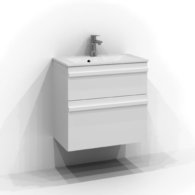 Svedbergs Poem Servantskap 2sk B50-80xH57xD35cm, Slim - List Hvit matt / 60cm Svedbergs Servantskap SV-3356312