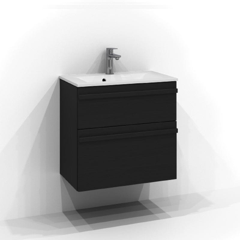 Svedbergs Poem Servantskap 2sk B50-80xH57xD35cm, Slim - List Svart ask / 60cm Svedbergs Servantskap SV-3356342