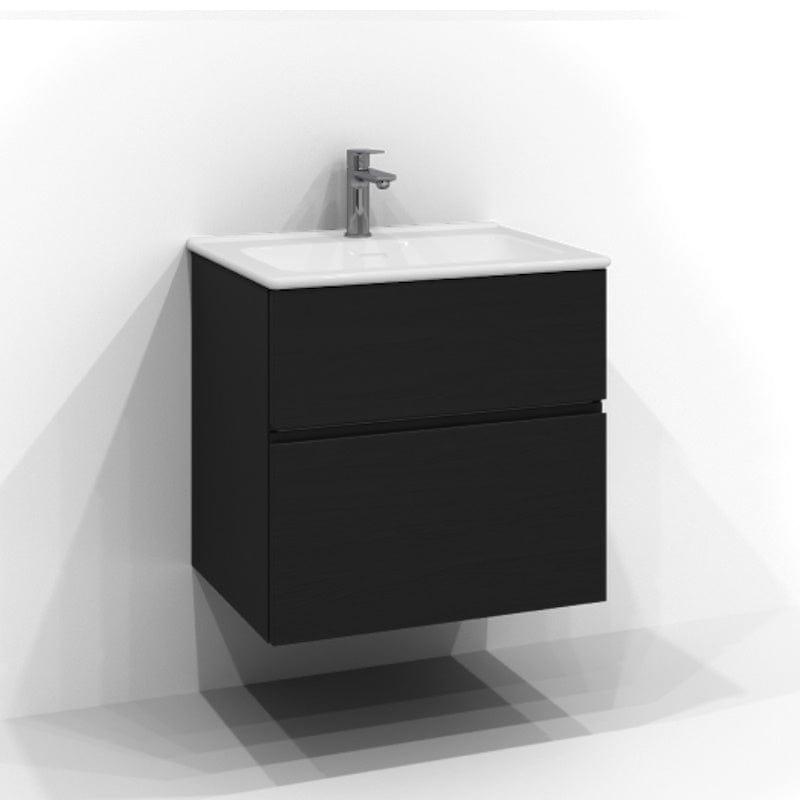 Svedbergs Poem Servantskap 2sk B60-100xD45cm - Profil Svart ask / 60cm Svedbergs Servantskap SV-3456642