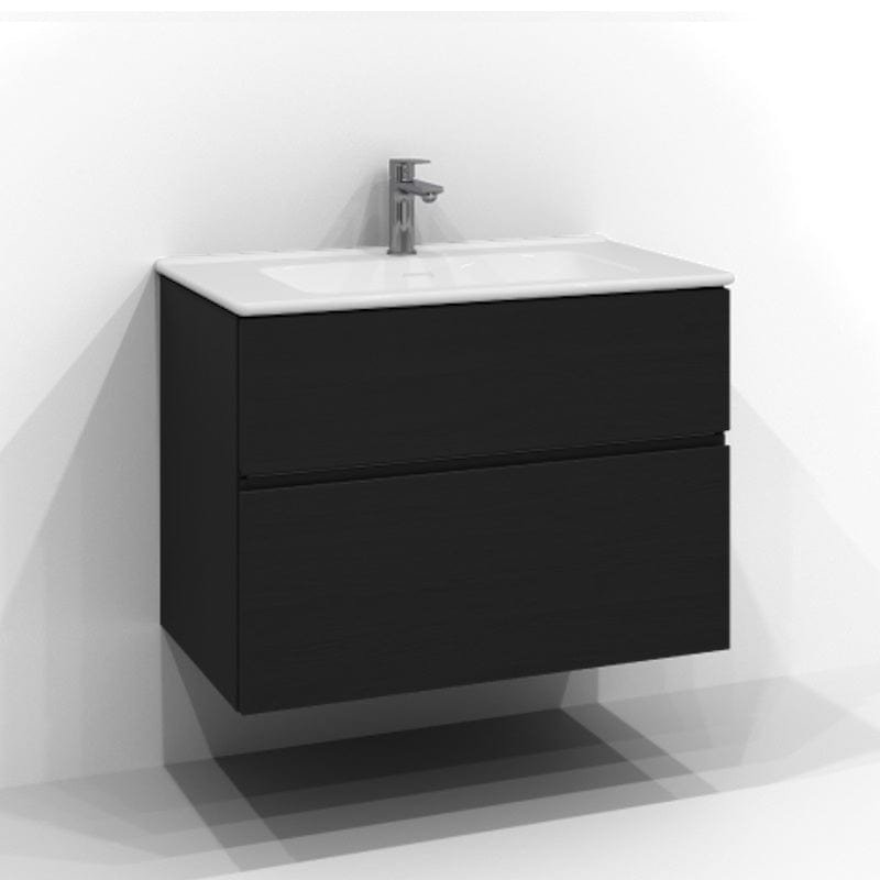 Svedbergs Poem Servantskap 2sk B60-100xD45cm - Profil Svart ask / 80cm Svedbergs Servantskap SV-3458642