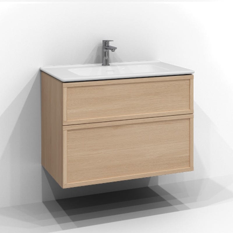 Svedbergs Poem Servantskap 2sk B60-100xD45cm - Ramme/Ramme Push open Ren eik / 80cm / Ramme Svedbergs Servantskap SV-3458432