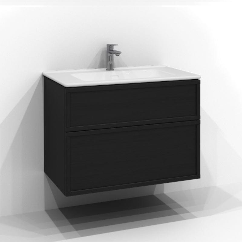 Svedbergs Poem Servantskap 2sk B60-100xD45cm - Ramme/Ramme Push open Svart ask / 80cm / Ramme Svedbergs Servantskap SV-3458442