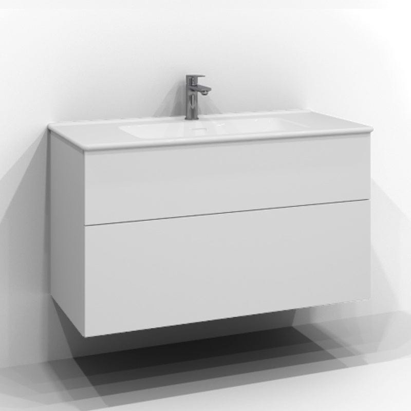 Svedbergs Poem Servantskap 2sk B60-120xD45cm - Plan/Plan Push open Hvit / 100cm / Plan Push open Svedbergs Servantskap SV-34510112-P