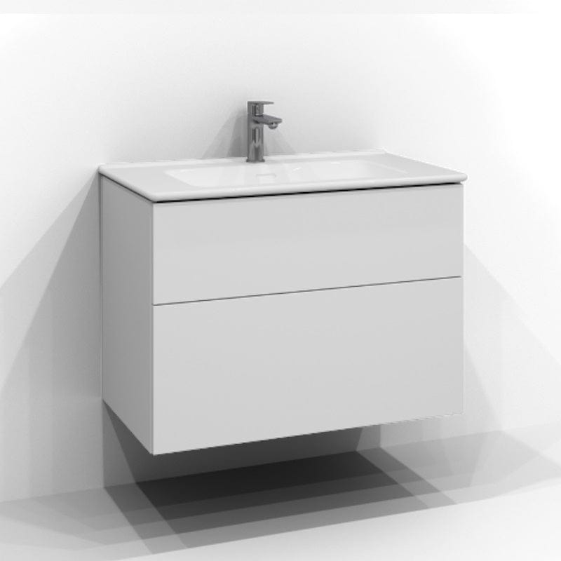 Svedbergs Poem Servantskap 2sk B60-120xD45cm - Plan/Plan Push open Hvit / 80cm / Plan Push open Svedbergs Servantskap SV-3458112-P