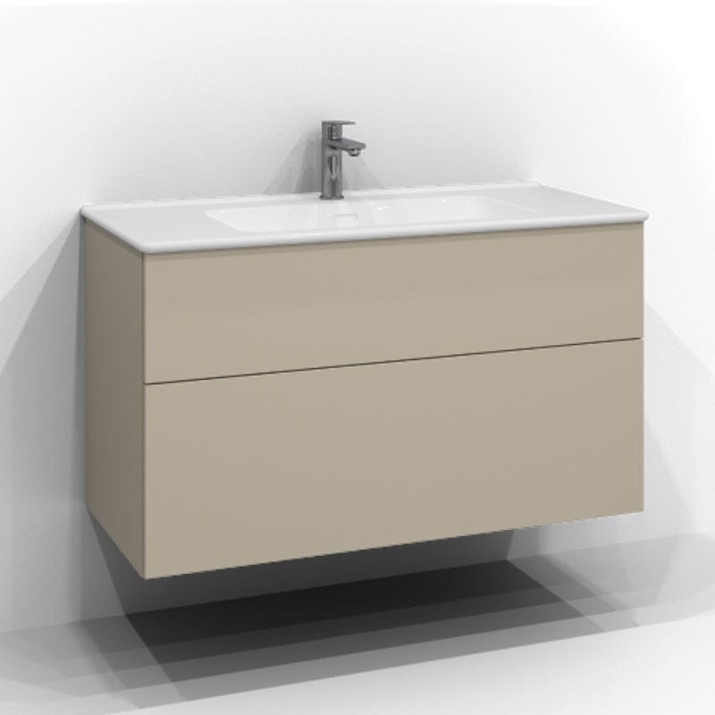 Svedbergs Poem Servantskap 2sk B60-120xD45cm - Plan/Plan Push open Sand / 100cm / Plan Svedbergs Servantskap SV-34510122