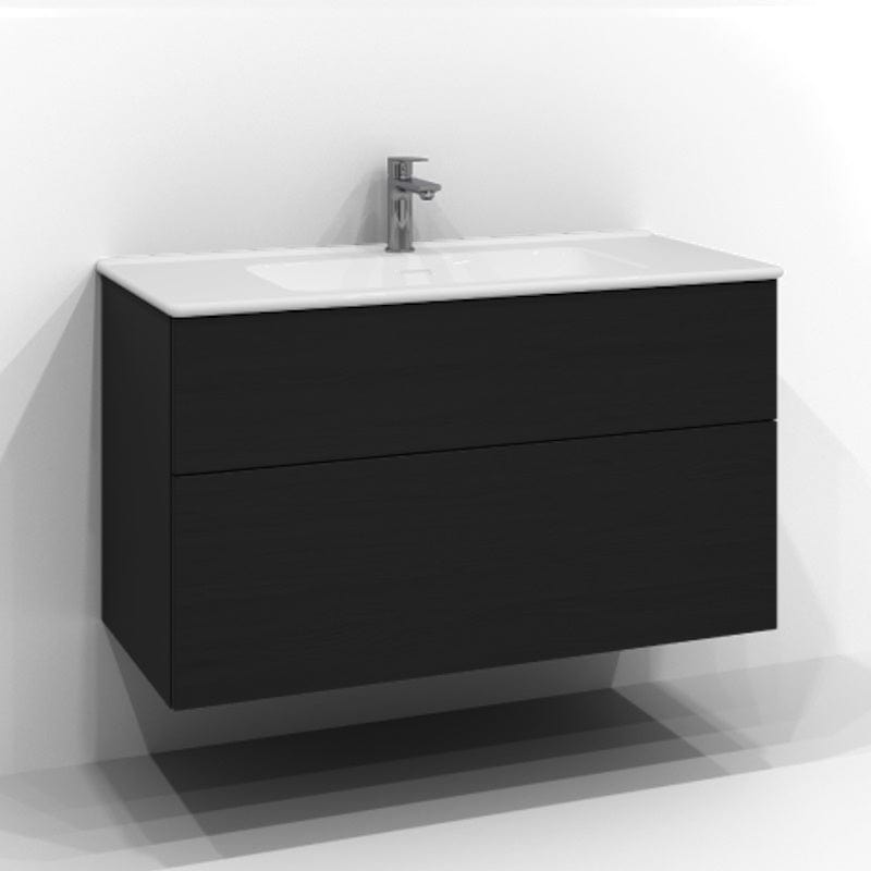 Svedbergs Poem Servantskap 2sk B60-120xD45cm - Plan/Plan Push open Svart ask / 100cm / Plan Svedbergs Servantskap SV-34510142