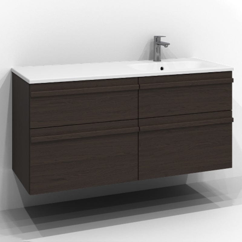 Svedbergs Poem Servantskap 4sk B120-160xD45cm - List Brun ask / 120cm Svedbergs Servantskap SV-34512354