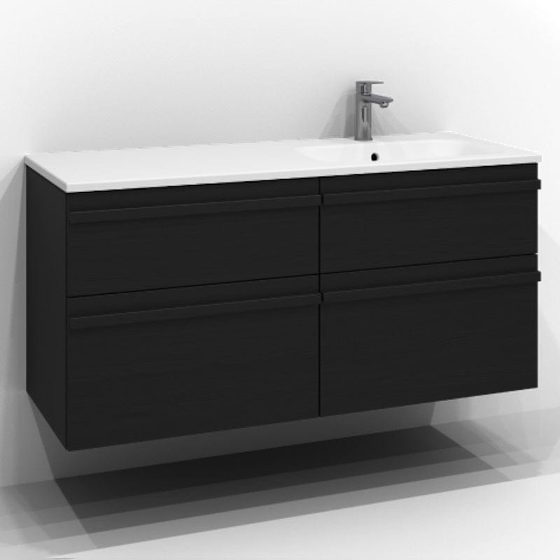 Svedbergs Poem Servantskap 4sk B120-160xD45cm - List Svart ask / 120cm Svedbergs Servantskap SV-34512344