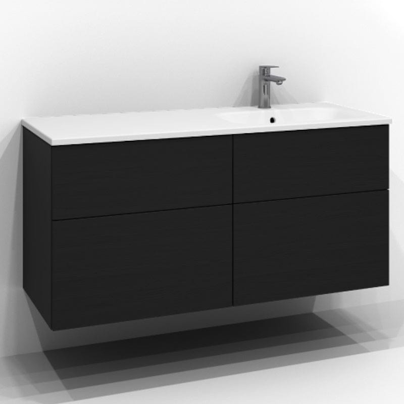 Svedbergs Poem Servantskap 4sk B120-160xD45cm - Plan/Plan Push open Svart ask / 120cm / Plan Push open Svedbergs Servantskap SV-34512144-P