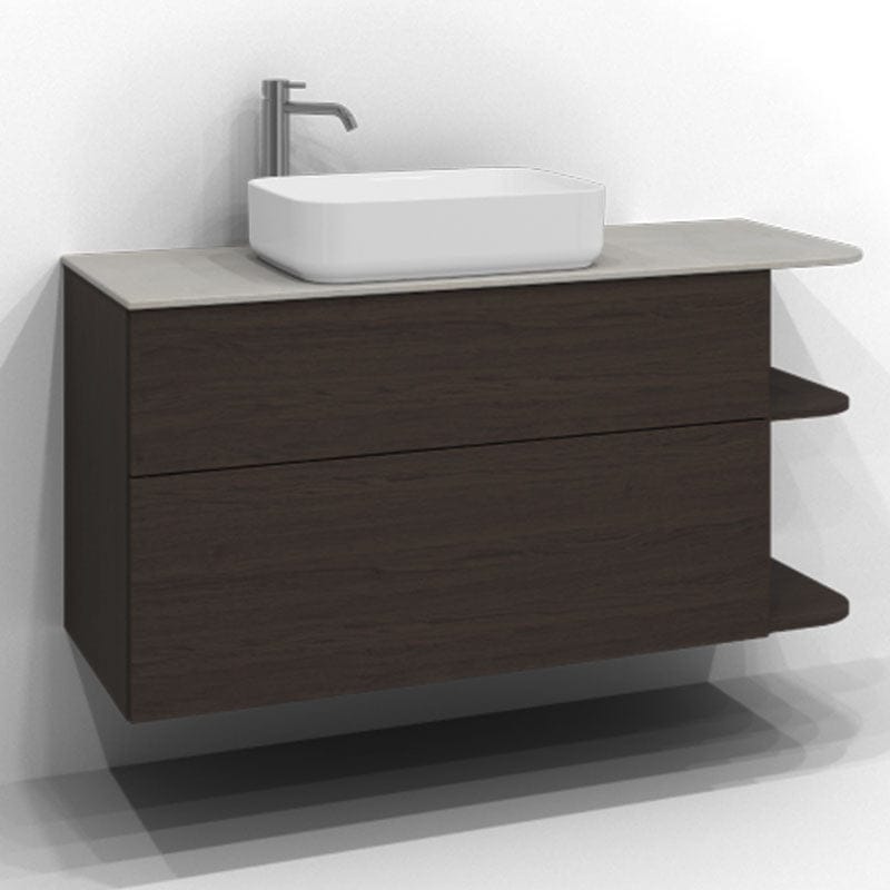 Svedbergs Poem Soft Servantskap Brun ask / 120cm venstre / Plan push-open Svedbergs Servantskap SV-34512152-P-SV