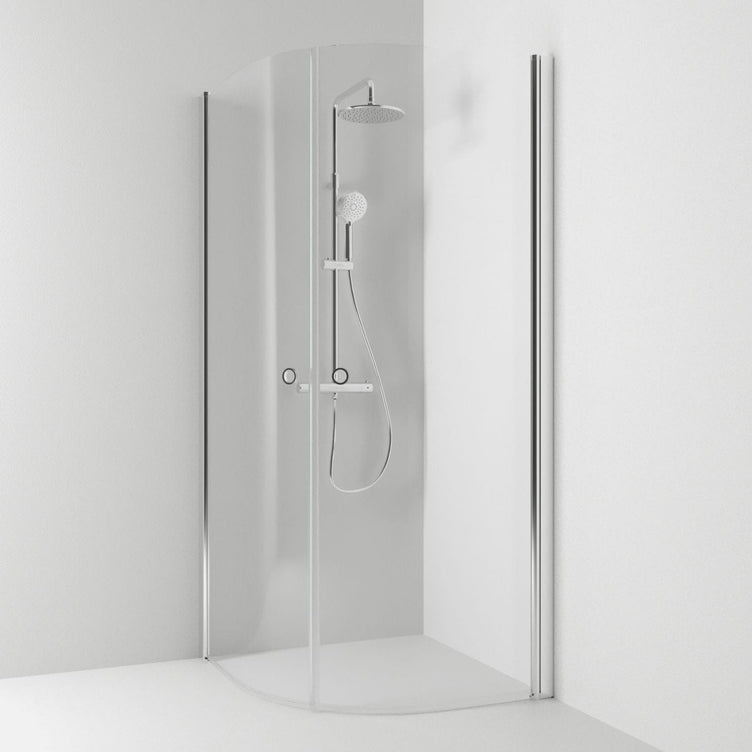 Svedbergs Skoga Dusjhjørne Buet Hullgrep