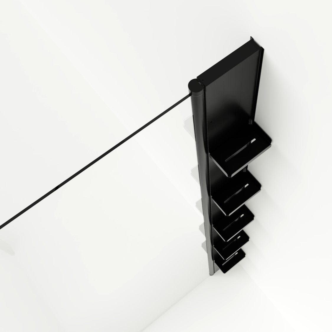 Svedbergs Skoga Dusjoppbevaring Svart matt Svedbergs Dusjtilbehør SV-6602