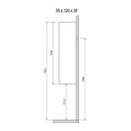 Svedbergs Skrog Sideskap H120cm