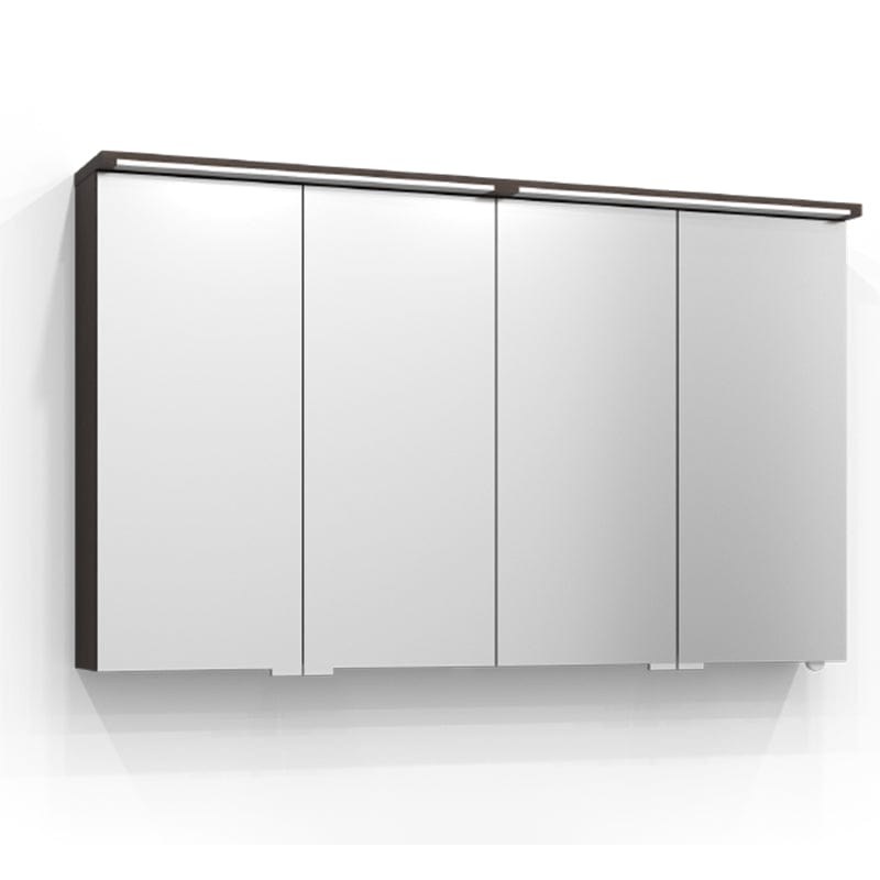 Svedbergs SKURU Speilskap med servantlys 120cm / Brun ask / Nei Svedbergs Speilskap SV-426120