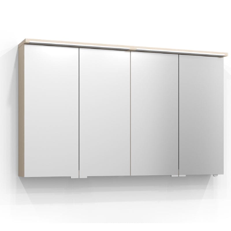 Svedbergs SKURU Speilskap med servantlys 120cm / Hvit ask / Nei Svedbergs Speilskap SV-429120