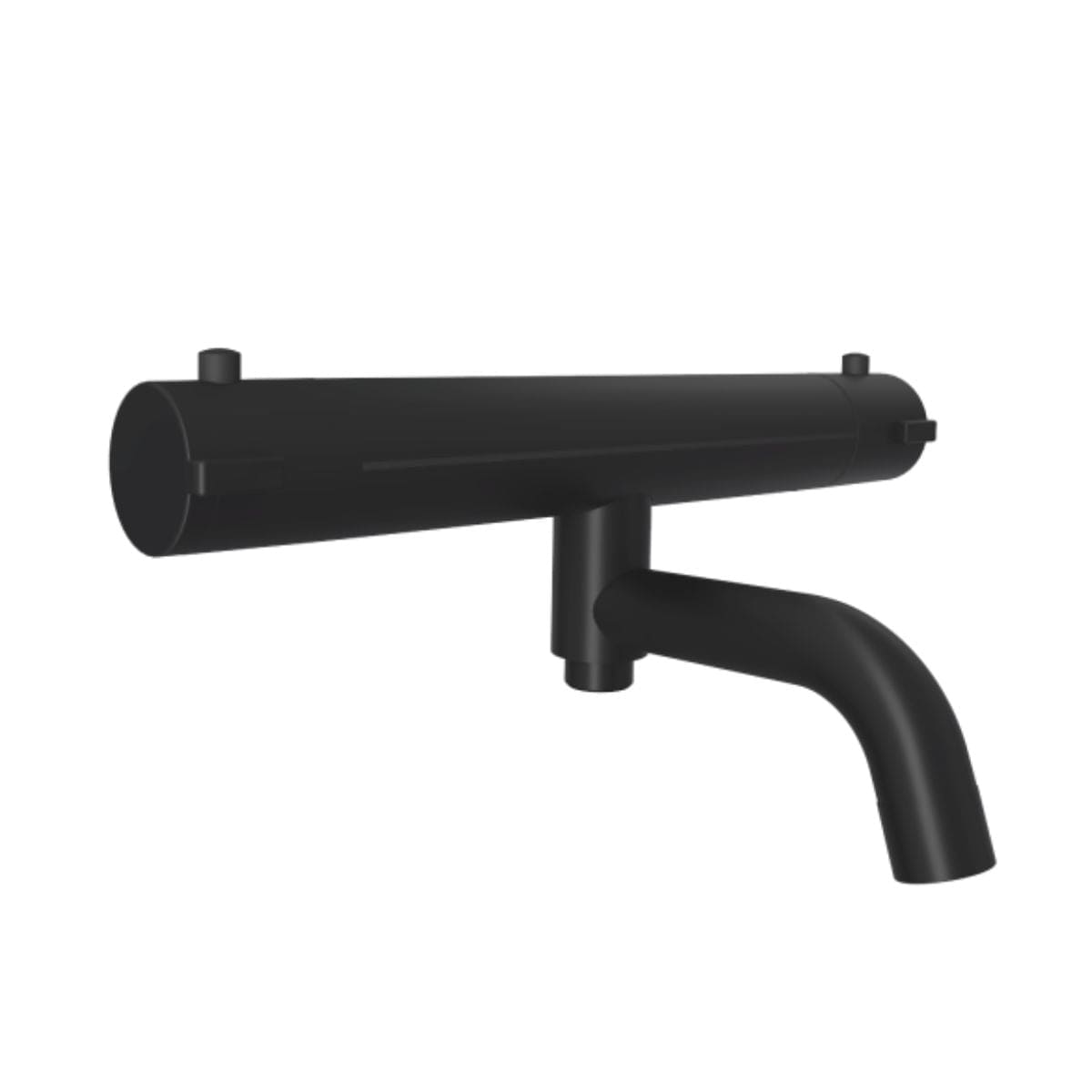 Svedbergs Spika Badekarbatteri Svart matt Svedbergs Badekararmatur SV-96894