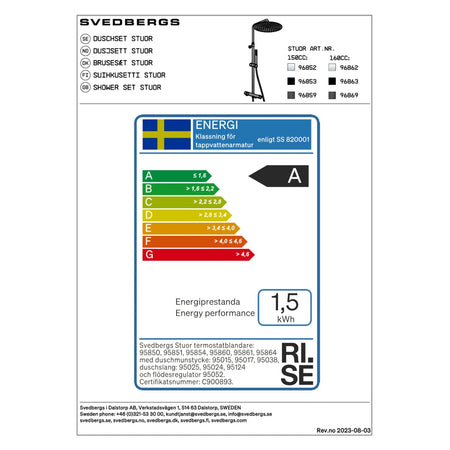 Svedbergs Stuor Takdusj Ø40cm