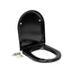 Svedbergs Toalettsete med demping til WC9085 Svart Svedbergs Toalettsete SV-90142