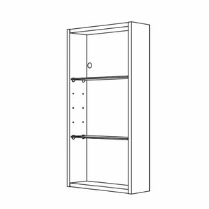 Svedbergs Veggskap Skrog Baderom uten dør