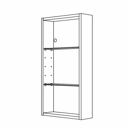 Svedbergs Veggskap Skrog Baderom uten dør