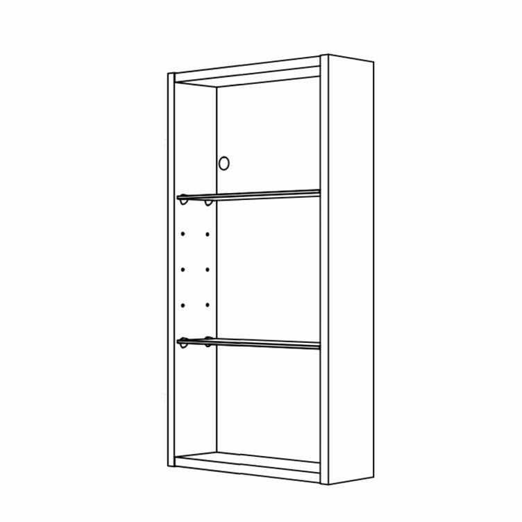 Svedbergs Veggskap Skrog Baderom uten dør