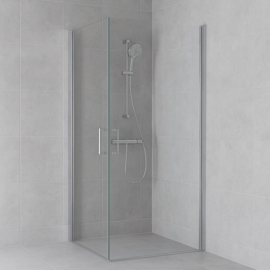 Svedbergs Verla Dusjhjørne Krom / 80x80cm / Klart glass Svedbergs Dusjhjørne SV-600188