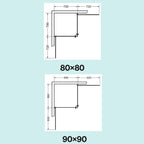 Svedbergs Verla Rett Dusjhjørne