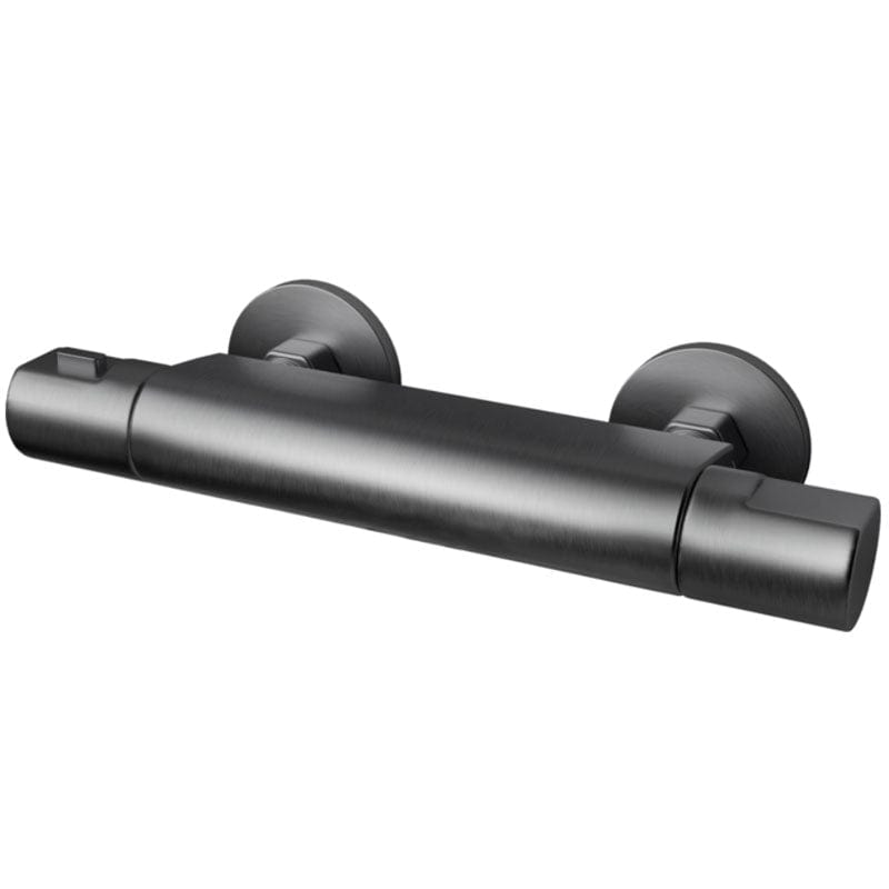 Tapwell ARM168-150 Dusjbatteri Brushed black chrome Bad.no TA-9424776