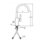 Tapwell ARM577 Kjøkkenbatteri