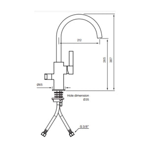 Tapwell ARM577 Kjøkkenbatteri