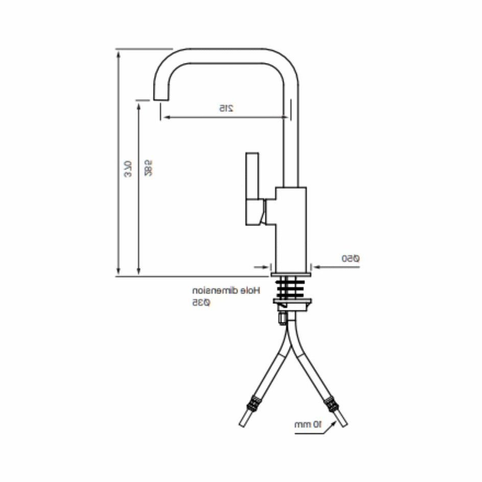 Tapwell ARM580 Kjøkkenbatteri Tapwell Kjøkkenarmatur