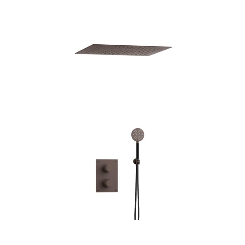 Tapwell ARM7268 Takduj Innbygging - Innebygd firkantet Bronze / 500x500mm Tapwell Dusjsett TA-9428100