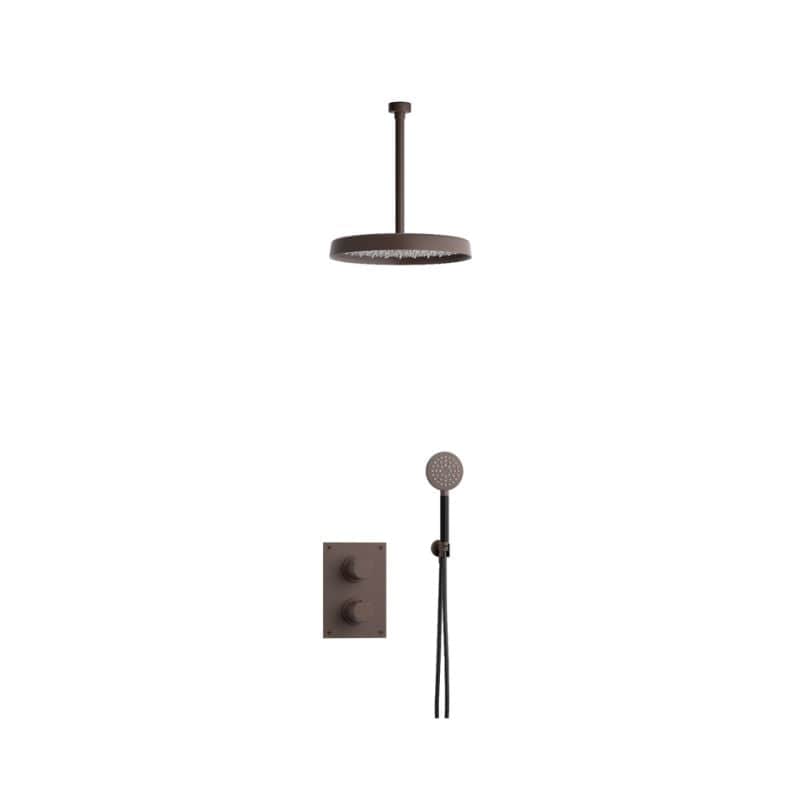Tapwell ARM7268 Takdusj Innbygging - Takmontert Bronze / 300mm / Ø300mm Tapwell Dusjsett TA-9428082