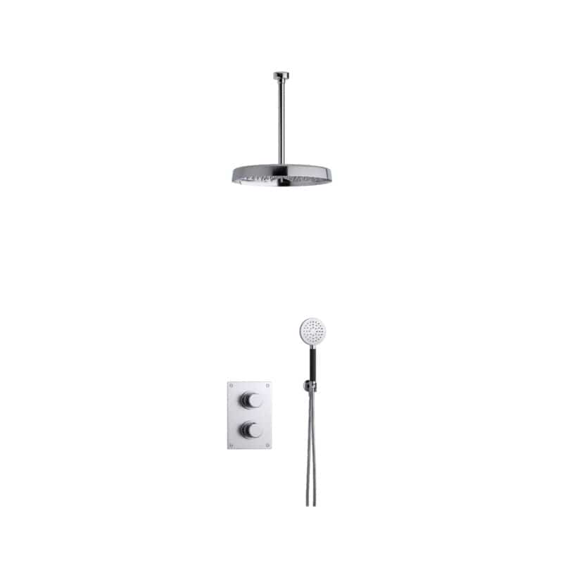 Tapwell ARM7268 Takdusj Innbygging - Takmontert Krom / 300mm / Ø300mm Tapwell Dusjsett TA-9428074