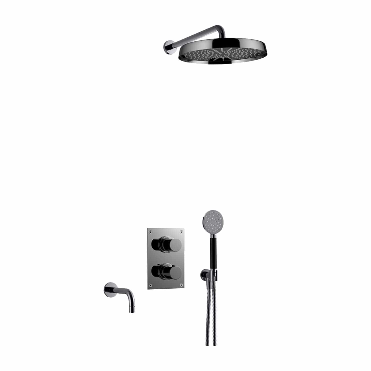 Tapwell ARM7368 ED2 Kjøkkenbatteri Black chrome Tapwell Kjøkkenarmatur TA-9426742