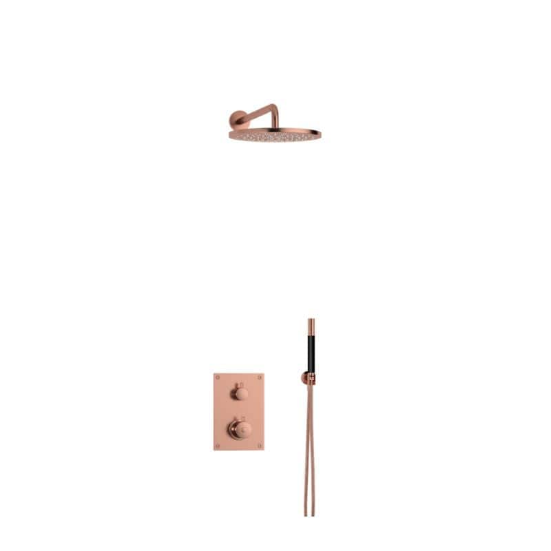 Tapwell BOX7268 ED2 Takdusj Innbygging Oksiderende kobber / Ø300mm Tapwell Blandebatteri innbygging TA-9426909