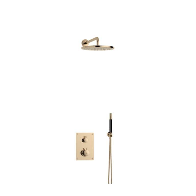 Tapwell BOX7268 ED2 Takdusj Innbygging Oksiderende messing / Ø300mm Tapwell Blandebatteri innbygging TA-9427002