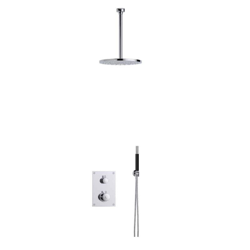 Tapwell BOX7268 Takdusj Innbygging - Takmontert Krom / 300mm / Ø250mm Tapwell Blandebatteri innbygging TA-9424895