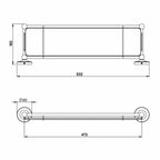 Tapwell Classic TA136 Glasshylle