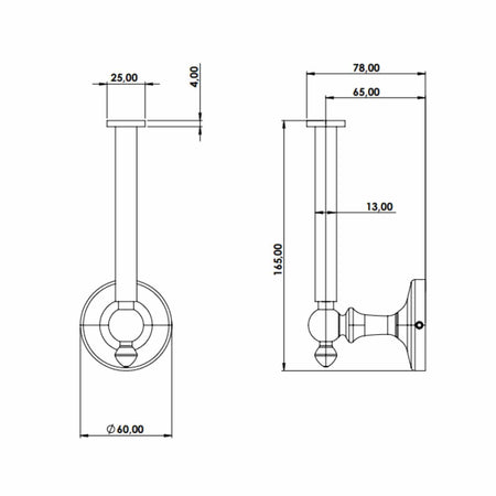 Tapwell Classic TA234 Reserverullholder