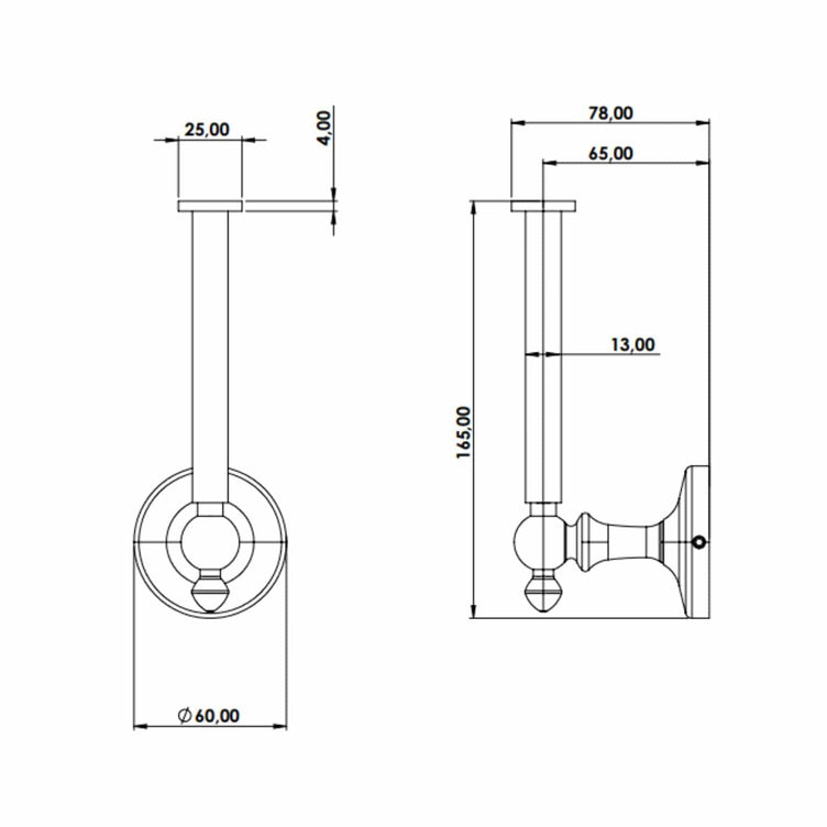 Tapwell Classic TA234 Reserverullholder