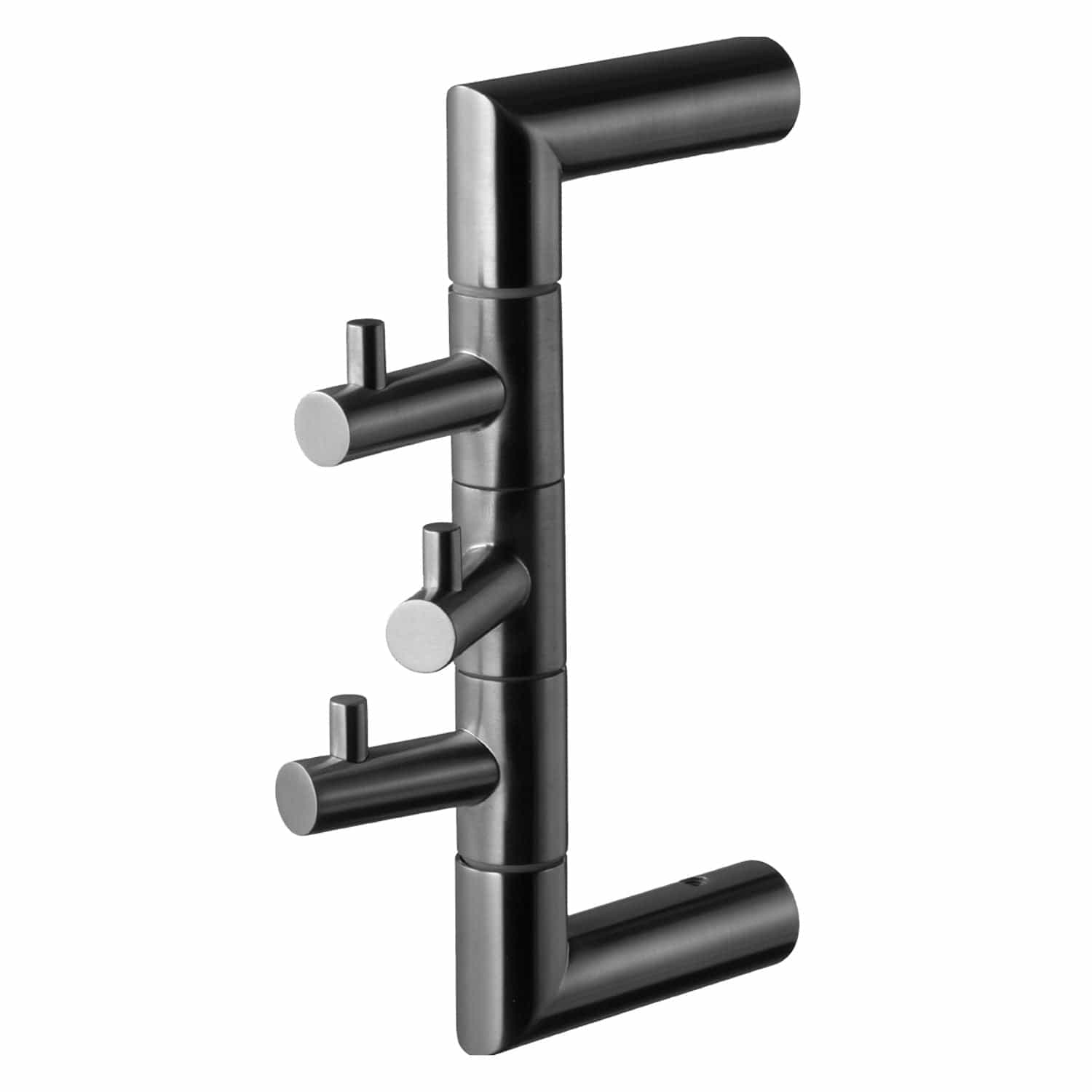 Tapwell TA253 Håndklekrok Børstet svart krom Tapwell Knagger TA-9427789