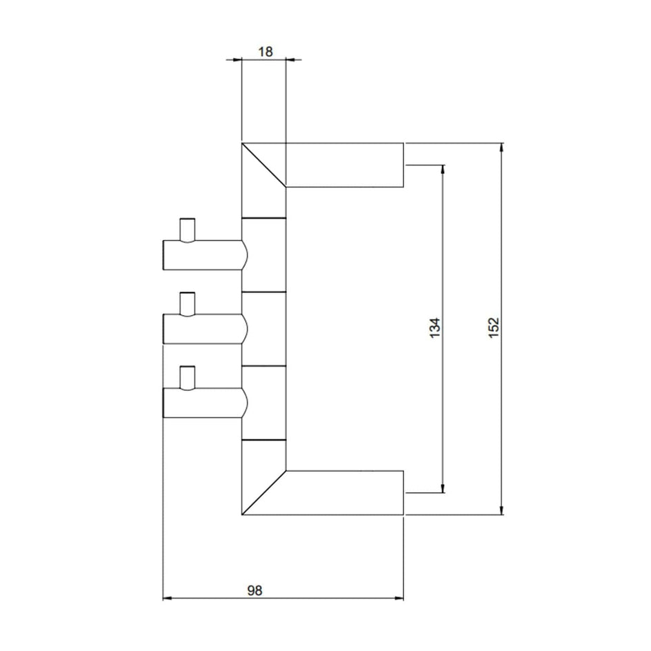 Tapwell TA253 Håndklekrok Tapwell Knagger