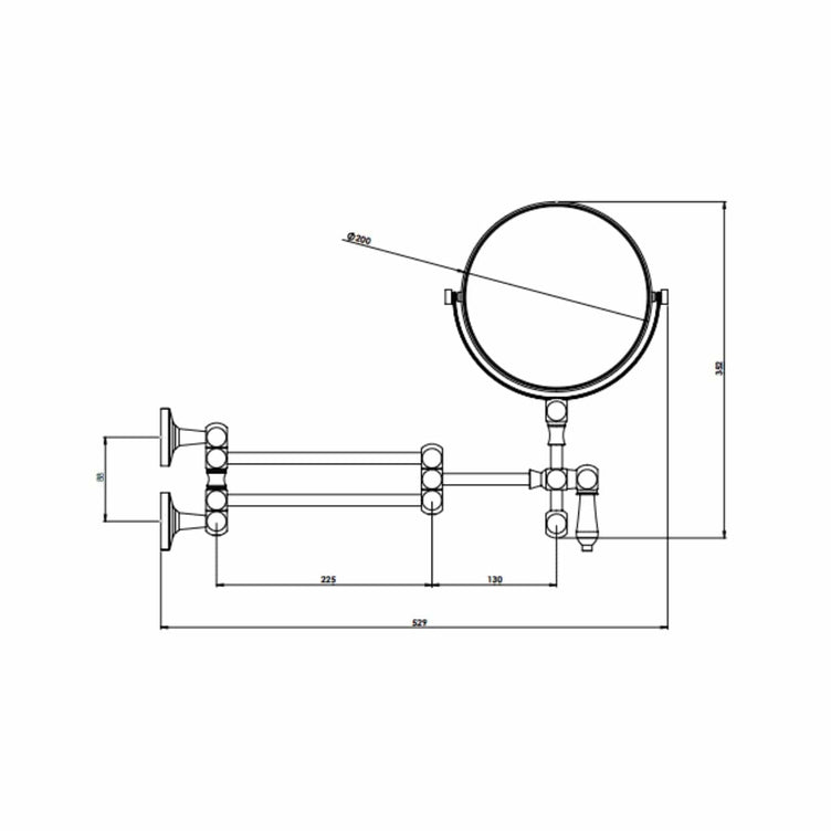 Tapwell Classic TA816 Sminkespeil