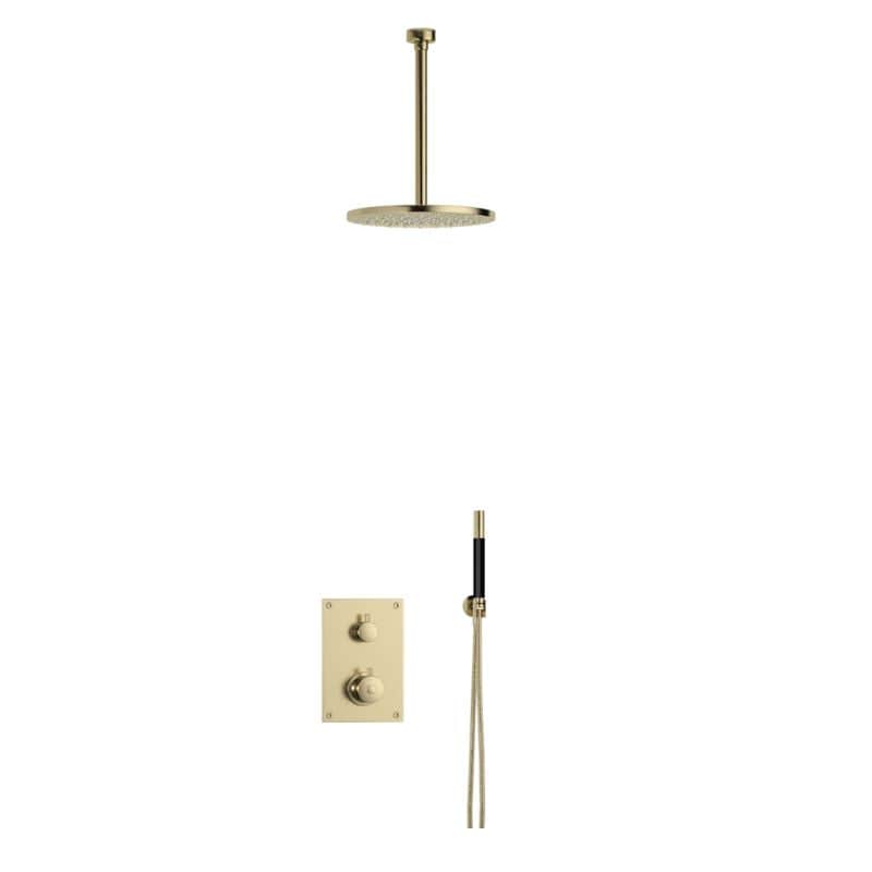 Tapwell Z079 Takdusj Innbygging - komplett Honey gold / 300mm Tapwell Blandebatteri innbygging TA-9425000