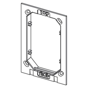 TECEfilo kunststoff bakplate for TECEfilo i rustfritt stål og glass