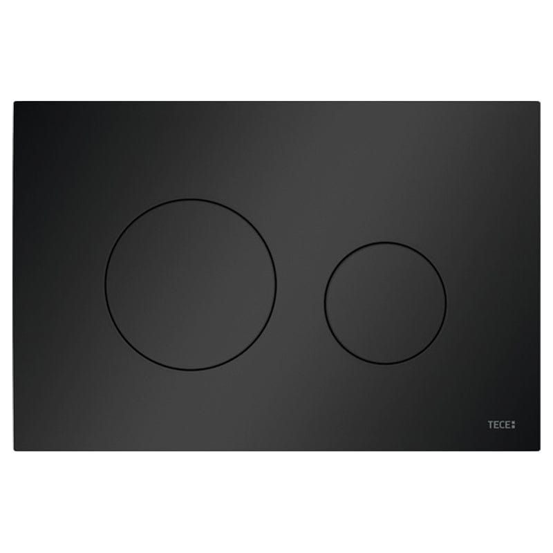TECEloop Betjeningsplate - dobbelspyling Svart matt Tece Betjeningsplate og trykknapper TE-6122971